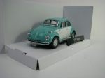  Volkswagen Beetle Classic Green White 1:43 Cararama 
